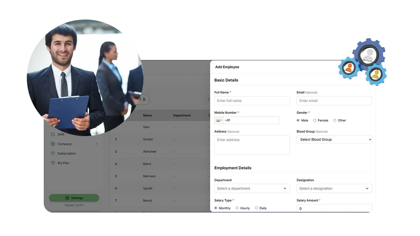 Employee Management preview